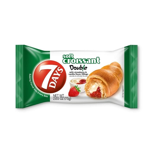 7 Days Soft Croissant Strawberry & Vanilla 2.65oz