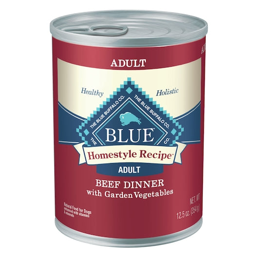 BLUE BUFFALO BLUE HOMESTYLE BEEF SIRLOIN DINNER DOG, 12 - 12.5 OZ