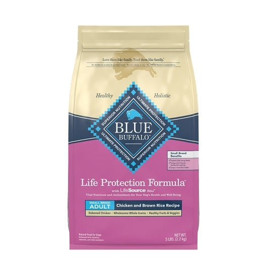 BLUE BUFFALO SMALL BREED ADULT CHICKEN, 3 - 5LB