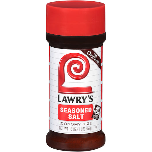 Lawry's Economy Size Seasoned Salt, 16 oz (Case of 12)