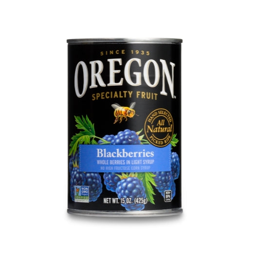 OREGON FRUIT PRODUCT BLACKBERRY, 8 - 15 OZ