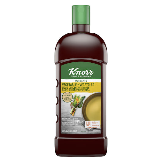 Knorr BASES/BOUILLIONS Professional Liquid Concentrated Vegetable Base, Gluten Free 4 32 FO