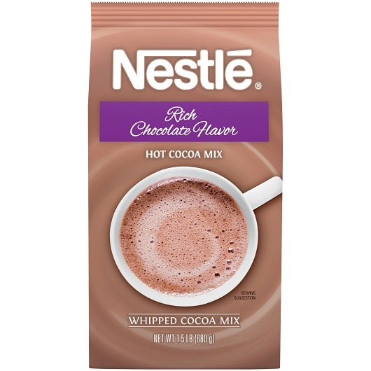 NESTLE Rich Chocolate Flavor Hot Cocoa Mix Bulk Bags 12x1.5lb