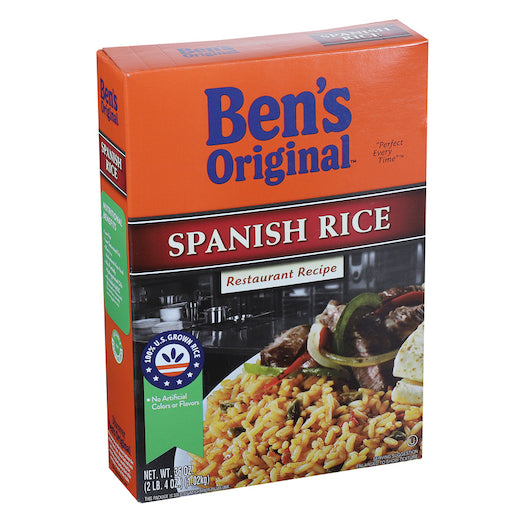 BEN'S ORIGINAL SPANISH RICE, 6 - 36 OZ