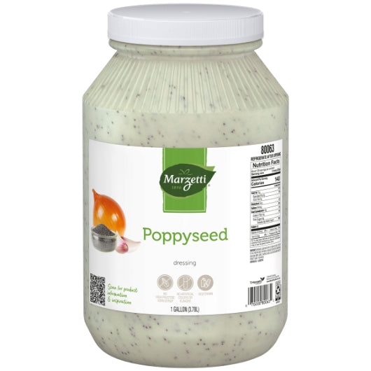 MARZETTI POPPYSEED DRESSING, 4 - 1 GA
