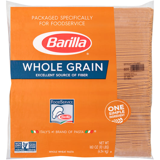 Spaghetti 100% Whole Grain Barilla 160oz 2 Pack USA