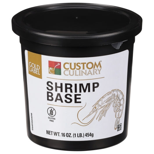 Custom Culinary Gold Label Shrimp Base GlutenFree 6 x 1 LB