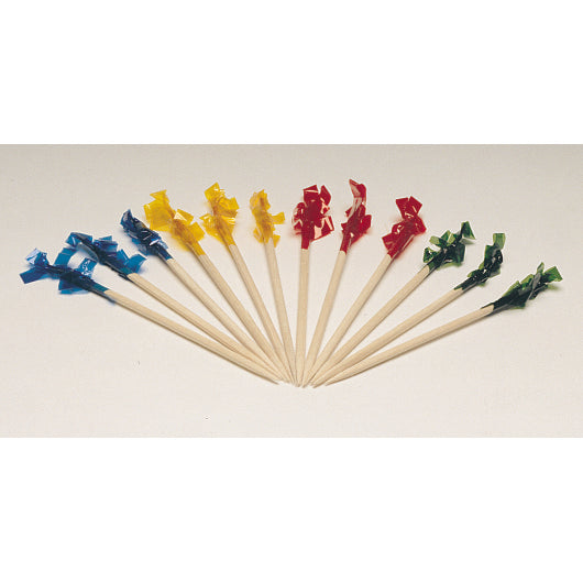 GOLDMAX 2.75 INCH WOODEN REGULAR FRILLS PICK,10 - 1000 CNT