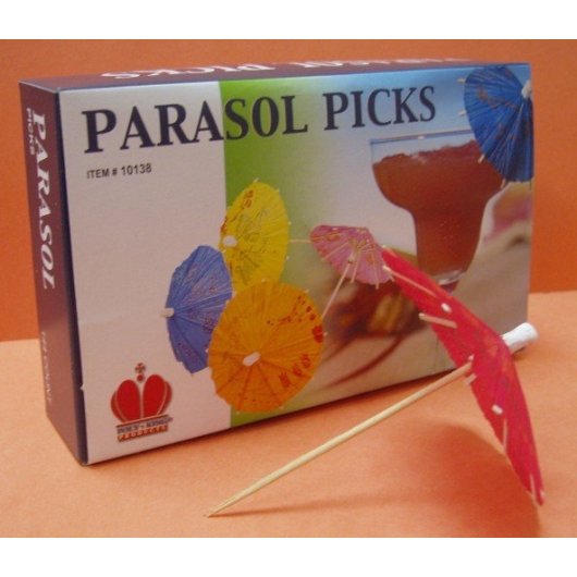 GOLDMAX PARASOL PICK, 10 - 144 EA