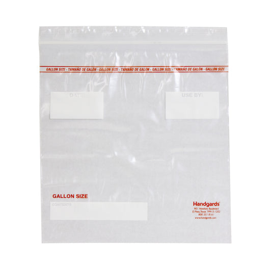 ZIPGARDS 2.7 MIL LOW DENSITY CLEAR RESEALABLEGALLON SIZE DISPENSER PACK FREEZER BAG, 1 - 200 - 200