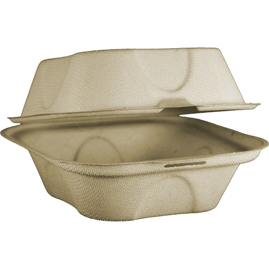 6x6x3 Burger Box - Plant Fiber