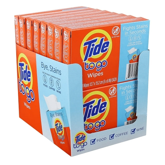 TIDE STAIN REMOVER WIPES, 16 - 6 CNT