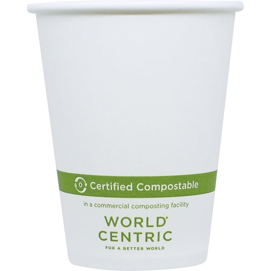 8 oz FSC(R) Paper Hot Cup - White