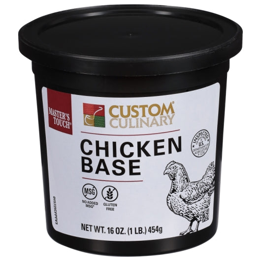 Custom Culinary Master's Touch Chicken Base Gluten Free No MSG Added 12 x 1 LB