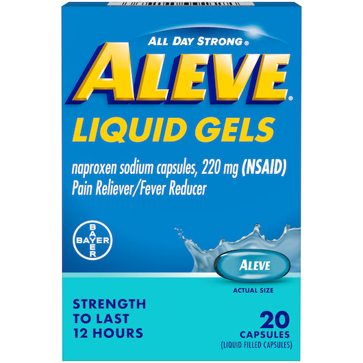 ALEVE LIQUID GELS 20CT 3DZ