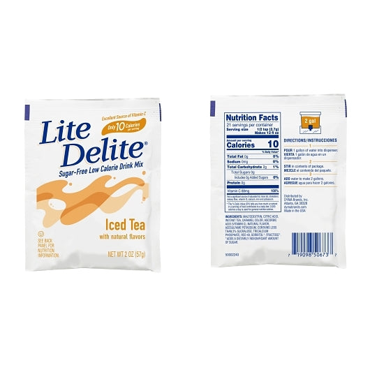 LITE DELITE DRINK MIX ICED TEA, 12 - 2 OZ