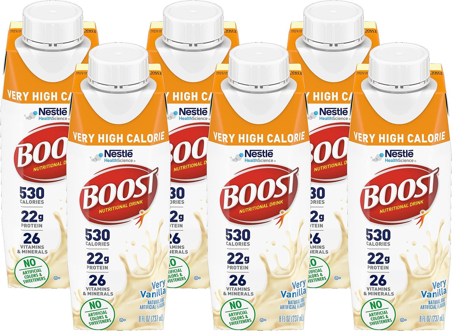 BOOST PLUS(R), Very Vanilla 24 x 8 fl oz carton