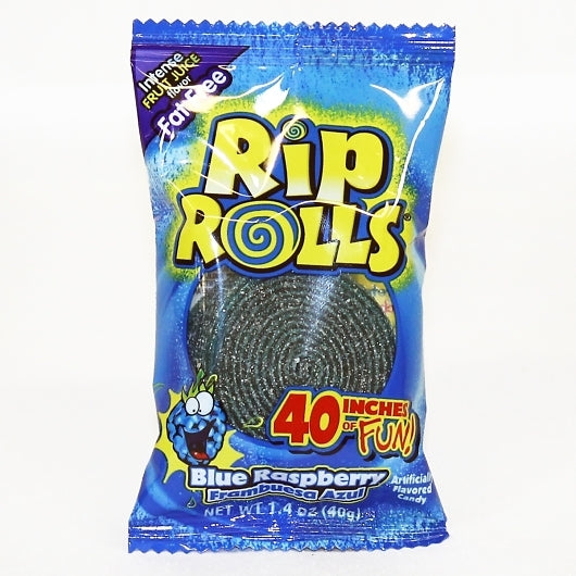 Rip ROLLS Blue Raspberry 1.4 oz Count Goods Mastercase