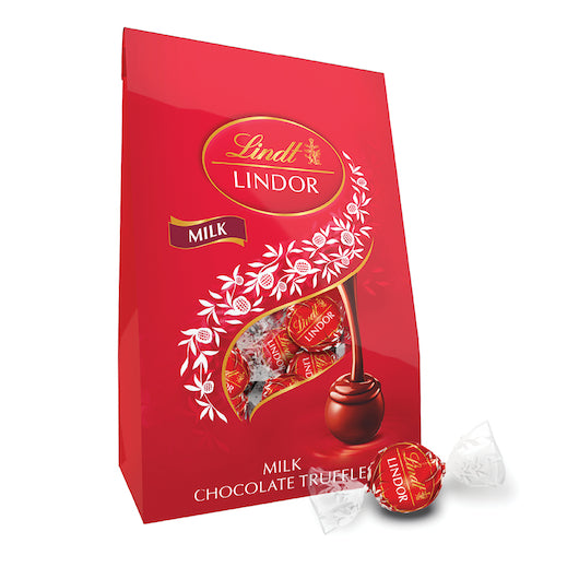 LINDT & SPRUNGLI LINDOR MILK BAG, 6 - 15.2 OZ