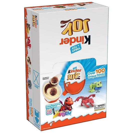 KINDER JOY(R) Egg, Sweet Cream Topped with Cocoa Wafer Bits and Surprise Toy, 0.7oz / 20g - T1x15x4