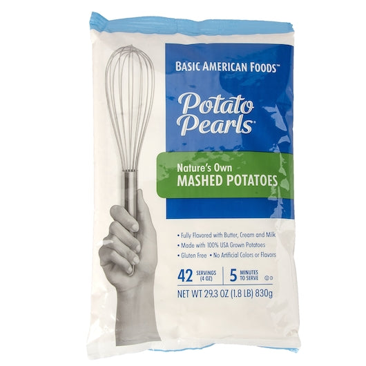Potato Pearls(R) Nature's Own Mashed Potatoes, Just Add Water, 400 servings (4 OZ) per case, 10/29.3