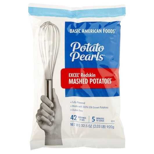 Potato Pearls(R) EXCEL(R) Redskin Mashed Potatoes, 336 servings (4 OZ) per case 8/32.5 oz pchs
