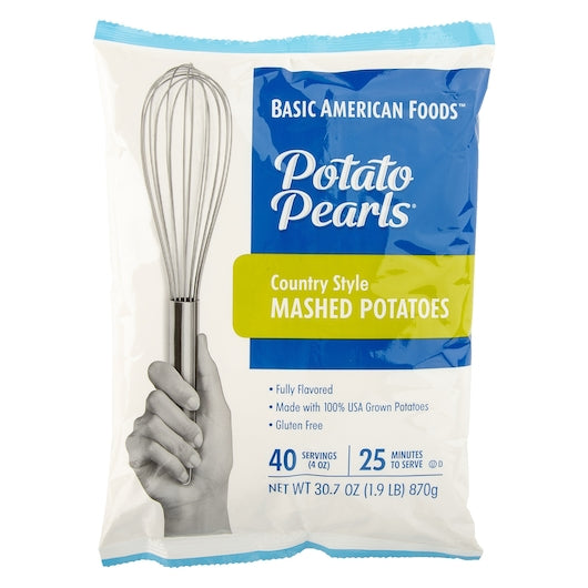 Potato Pearls(R) Country Style Mashed Potatoes, 480 servings (4 OZ) per case, convenient, 12/30.7 oz