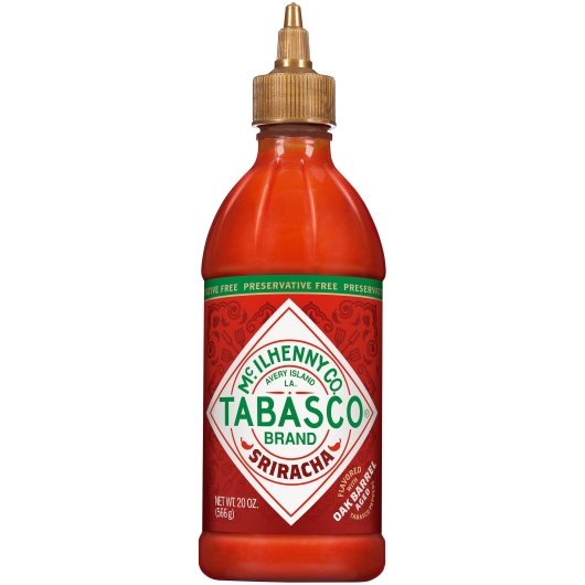 TABASCO SRIRACHA HOT SAUCE BOTTLE, 6 - 20 OZ