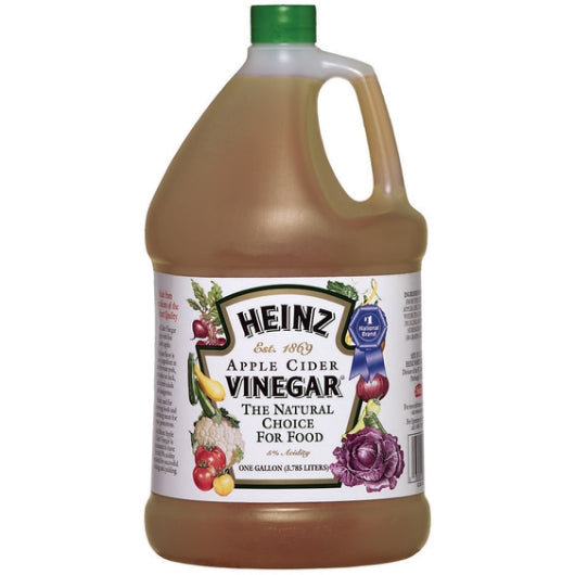 HEINZ APPLE CIDER VINEGAR, 4 - 1  GA