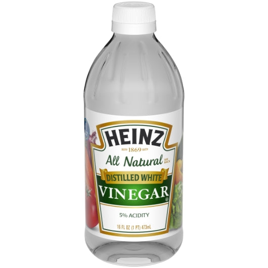 HEINZ 5% WHITE VINEGAR BOTTLE, 12 - 16 FO