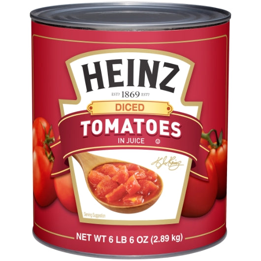 HEINZ DICED TOMATO IN JUICE, 6 - 102 OZ