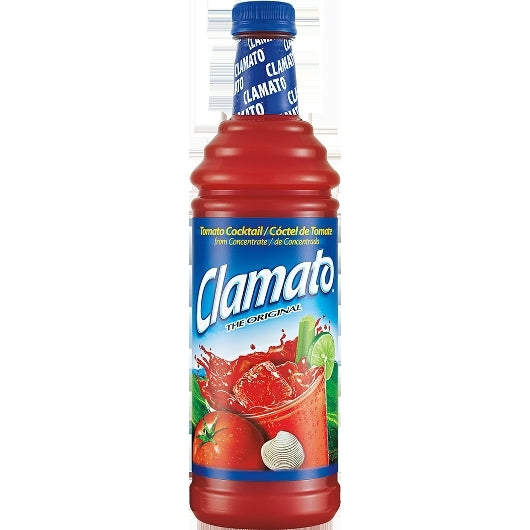Clamato Original Tomato Cocktail, 1 L bottle 6 count