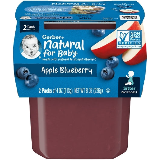 GERBER NATURAL FOR BABY 2nd Foods B