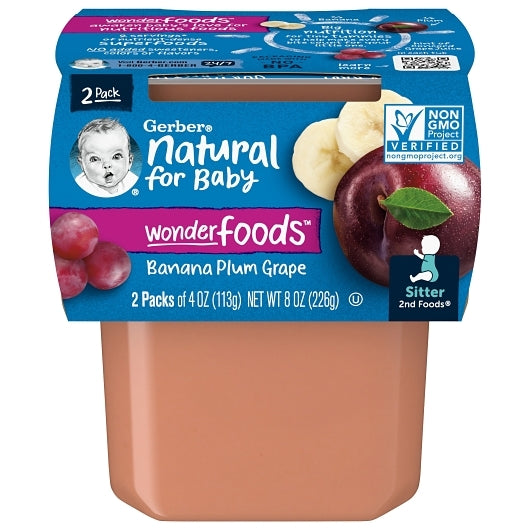 GERBER NATURAL FOR BABY 2nd Foods B