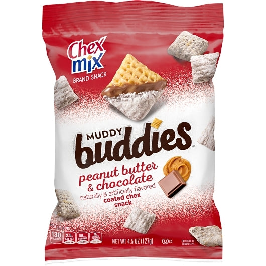 Chex Mix Muddy Buddies Snack Mix Peanut Butter Chocolate (7 ct) 4.25 oz