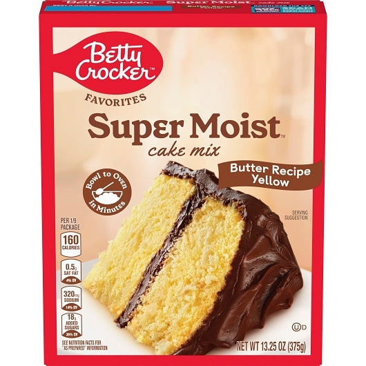 Betty Crocker Favorites Super Moist Butter Recipe Yellow Cake Mix