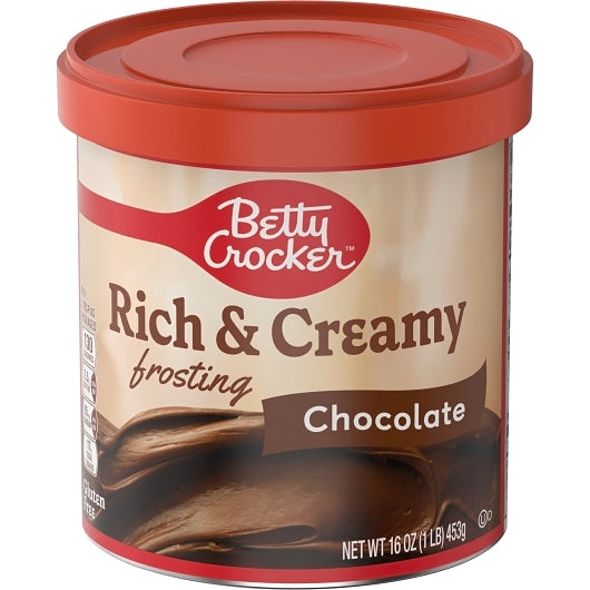 Betty Crocker(TM) Frosting Rich & Creamy Chocolate (8ct) 16 oz