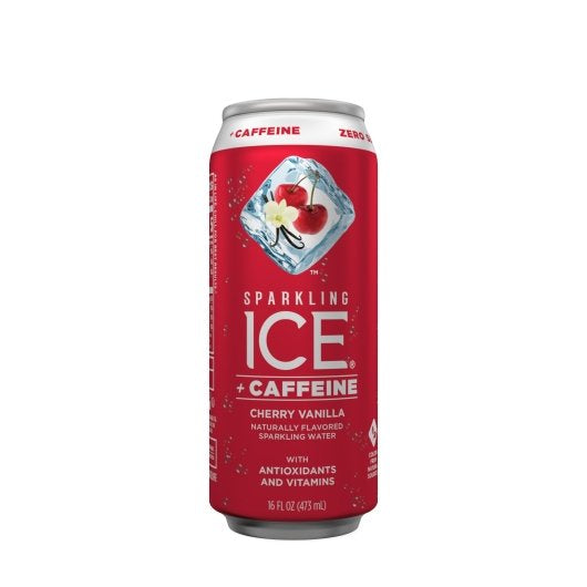 Sparkling Ice  Caffeine Cherry Vanilla 12pk/ 16oz Can Case