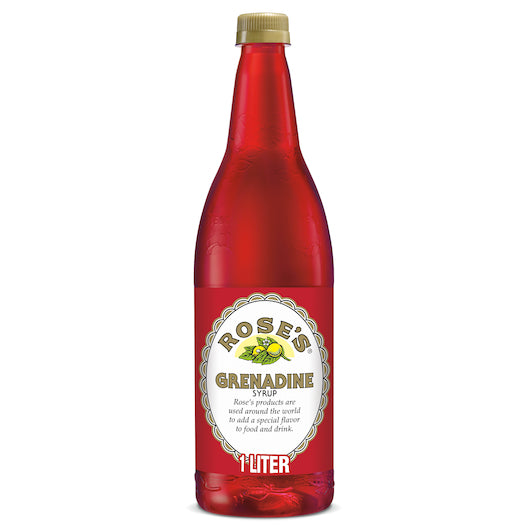 Rose's Grenadine, 1 L bottle 12 Count
