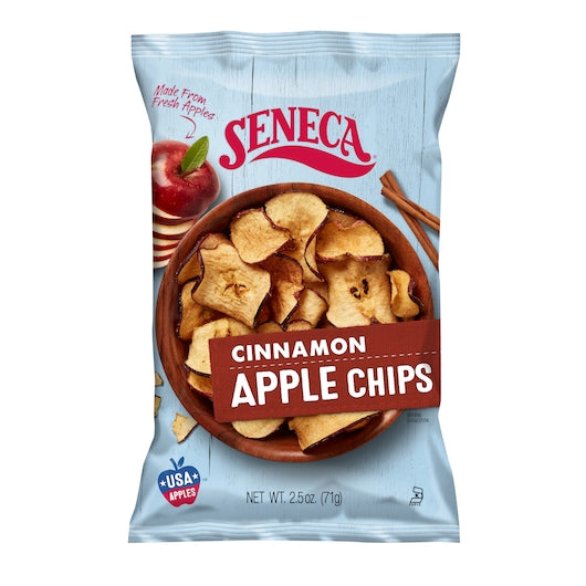 SENECA APPLE CHIPS CINNAMON, 6 - 2.5 OZ