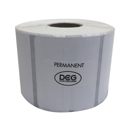 DATECODEGENIE LABELS PERMANENT BLANK 2X1?, 1 - 4 RL