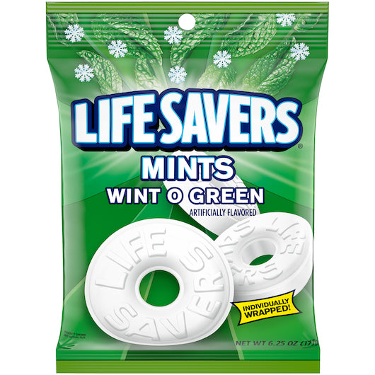 LIFE SAVERS WINTOGREEN 6.25OZ 12/CS