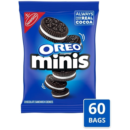 OREO COOKIES SINGLE SERVE MINI CHOCOLATE 1.5 OZ