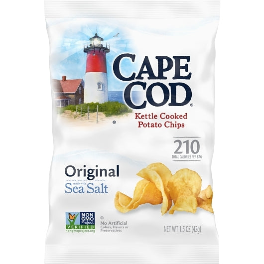 Cape Cod Potato Chips, Original Kettle Chips,1.5 Oz