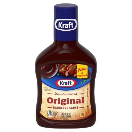 KRAFT ORIGINAL BARBECUE SAUCE, 12 - 1.125 LB