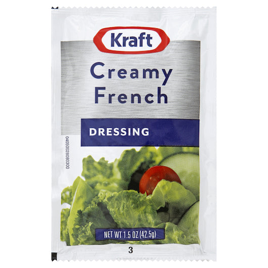 KRAFT CREAMY FRENCH DRESSING, 60 - 1.5 OZ