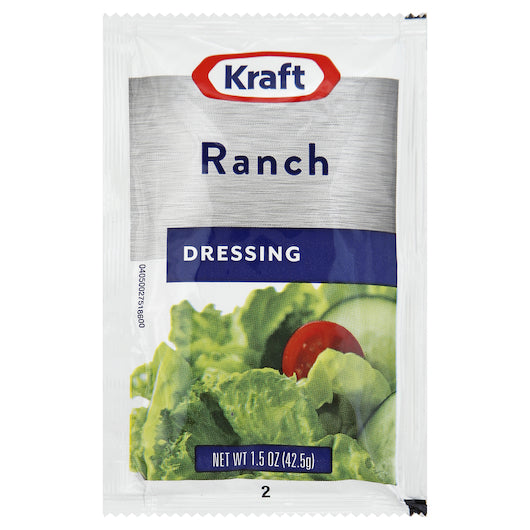 KRAFT RANCH DRESSING, 60 - 1.5  OZ