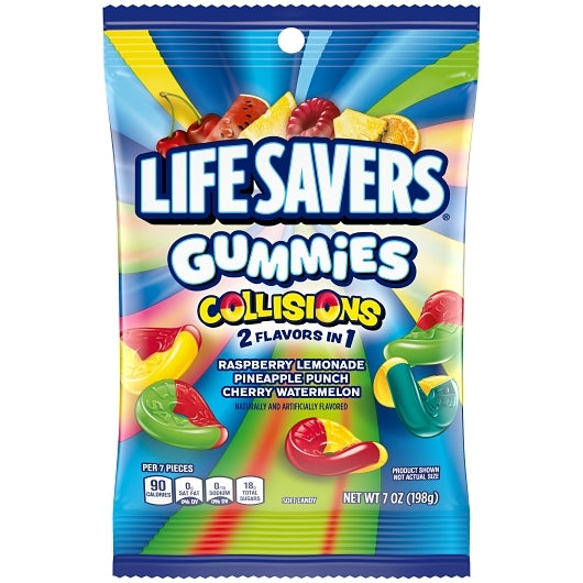 LIFE SAVERS GUMMIES COLLISION 7 OUNCES 12 PERCASE