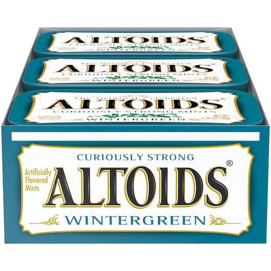 ALTOIDS MINTS WINTERGREEN 1.76OZ 12CT 12/CS