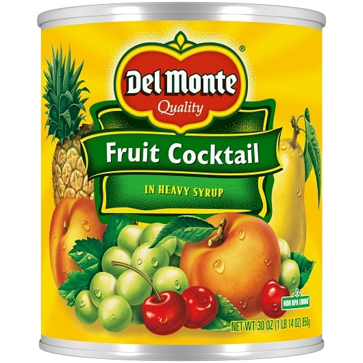 Del Monte Fruit Cocktail in Heavy Syrup 6/30 oz. Can